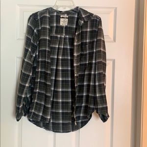 American Eagle boyfriend fit flannel shirt